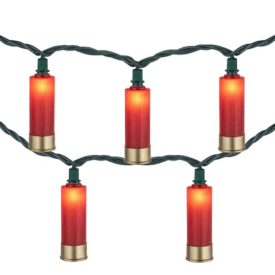 10ct. Shotgun Shells Patio String Lights